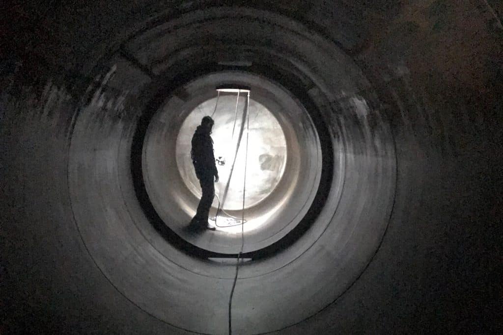 Working in Underground Tank