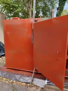 Tank with Red Oxide primer