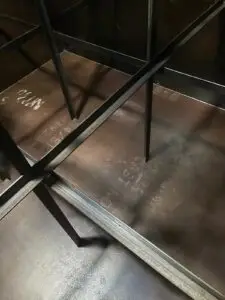 Oil tank internal following cleaning Oil tank internal following cleaning