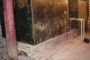 Basement oil tank