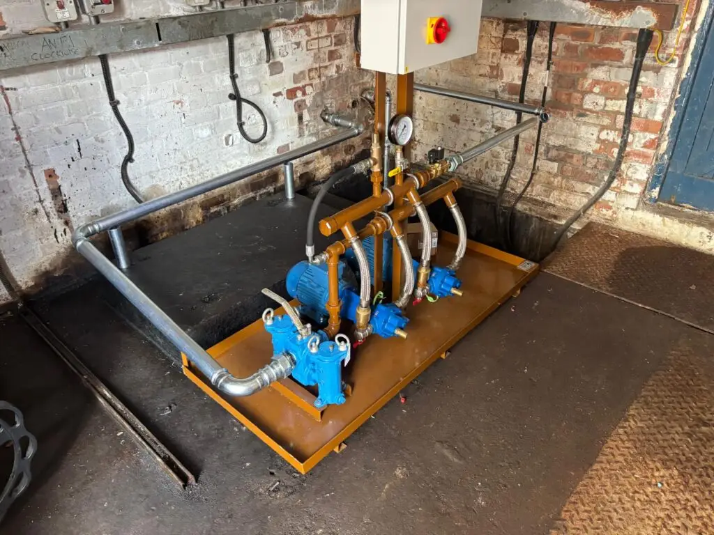 hospital fuel tank installation