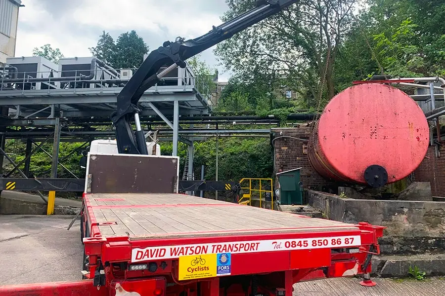 Removal of Existing Commercial Fuel Tank