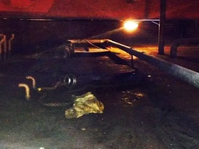 Large Indoor Tank Removal